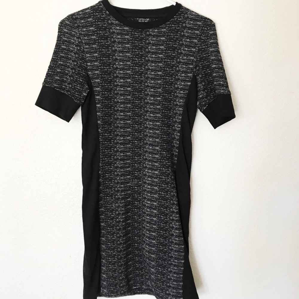 TOPSHOP fitted dress